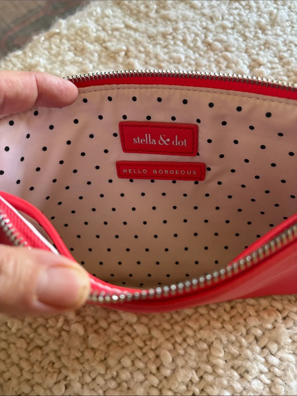 Stella & Dot Elephant Capri Clutch - Excellent Condition